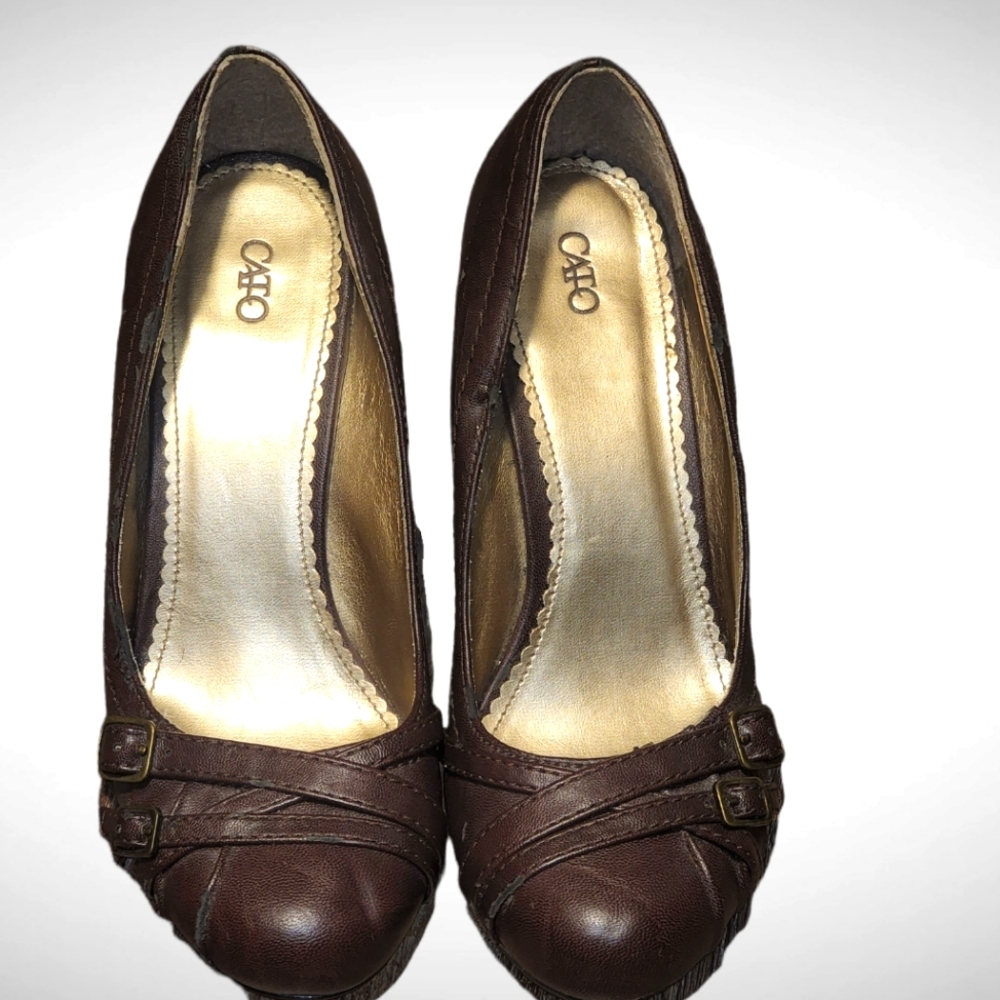 Cato Wedges. Fair used condition
